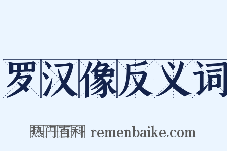 罗汉像反义词是什么意思的图片